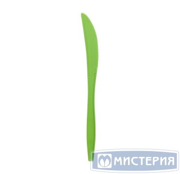 Нож одноразовый GREEN MYSTERY 190 мм, зелёный, кукурузный крахмал, 50 штук в упаковке, 1000 штук в коробке