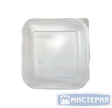 Крышка к контейнеру под запайку [141х141 мм], прозр., ПЭТ, 50 шт/упак "OSQ" Eco Sealpack 350 300 шт/кор РОССИЯ ECO Sealpack 350