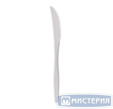 Нож одноразовый GREEN MYSTERY 190 мм, белый, кукурузный крахмал, 50 штук в упаковке, 1000 штук в коробке