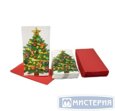 Салфетки 33х33см, 2 сл., с рис. 