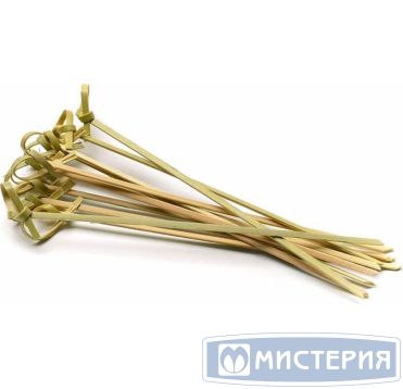 Пика 90 мм, диз. "Узелок", беж., бамбук, 100 шт/упак 40 упак/кор КИТАЙ 440-701