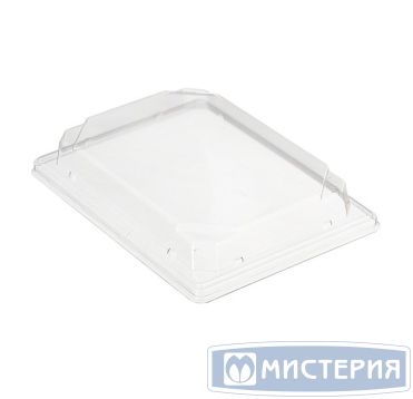Крышка к контейнеру для суши 182х124х29 мм, прозр., ПЭТ, 560 шт/кор "Комус" 560 шт/упак РОССИЯ С-019К (ПЭТ)