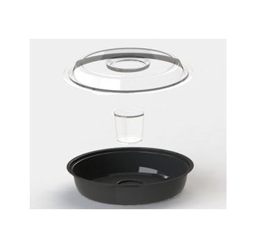 Крышка к контейнеру d200хh52 мм, прозр., ОПС, 400 шт/кор "Kado-Prim" 400 шт/упак РОССИЯ КД-106 К