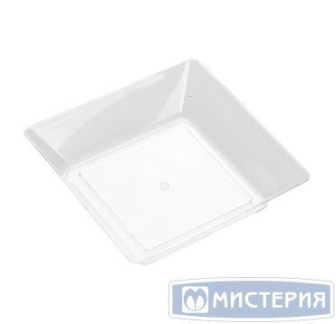 Форма для фуршетов, 45мл, 65х65мм, "Малая тарелка", прозрачная
