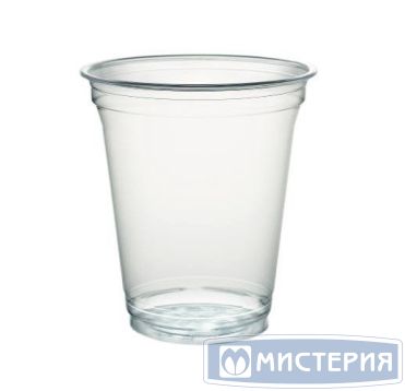 Стакан-шейкер одноразовый 400 мл, прозр., ПЭТ, 50 шт/упак 1 000 шт/кор РОССИЯ 122341