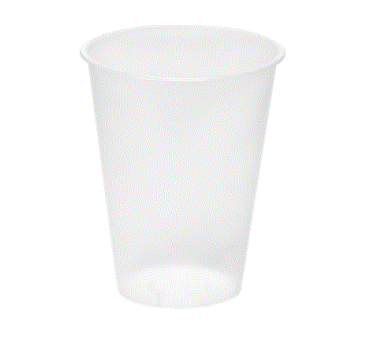 Стакан одноразовый 375 мл, прозр., ПП, 25 шт/упак 300 шт/кор РОССИЯ Матовый