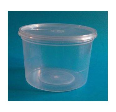 Крышка для контейнера под пресервы и мёд, d=110 мм, полупрозрачный, ПП