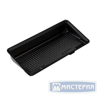 Контейнер ДЛЯ СУШИ (витрина), 229*107*45мм, черный