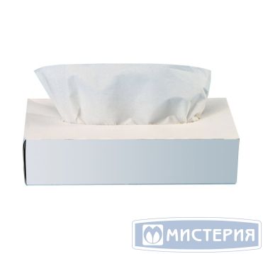 Салфетки косметические двухслойные, белые, 100 штук в упаковке, 21 упаковок в коробке