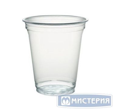 Стакан-шейкер одноразовый 300 мл, прозр., ПЭТ, 50 шт/упак 1 000 шт/кор РОССИЯ 122340