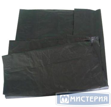 Мешок для мусора 120 л, черн., ПВД, 50 шт/упак 10 упак/кор РОССИЯ 456661т