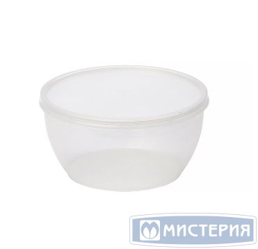 Крышка для контейнера под пресервы и мёд, d=110 мм, полупрозрачный, ПП