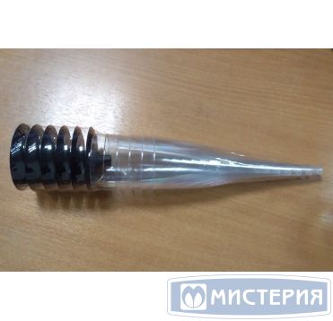 Фужер для шампанского 170 мл, прозр., черн. ножка, ПС, 6 шт/упак 564 шт/кор РОССИЯ