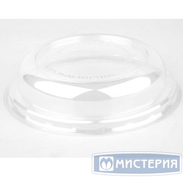 Крышка к контейнеру d158хh36 мм, прозр., ПЭТ, 90 шт/упак "ПолиЭр" 540 шт/кор РОССИЯ СпК-150К