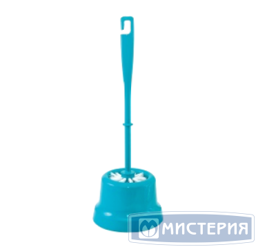 Ершик для унитаза, на подставке, цвет в ассорт., пластик 25 шт/кор РОССИЯ 020868/55-135